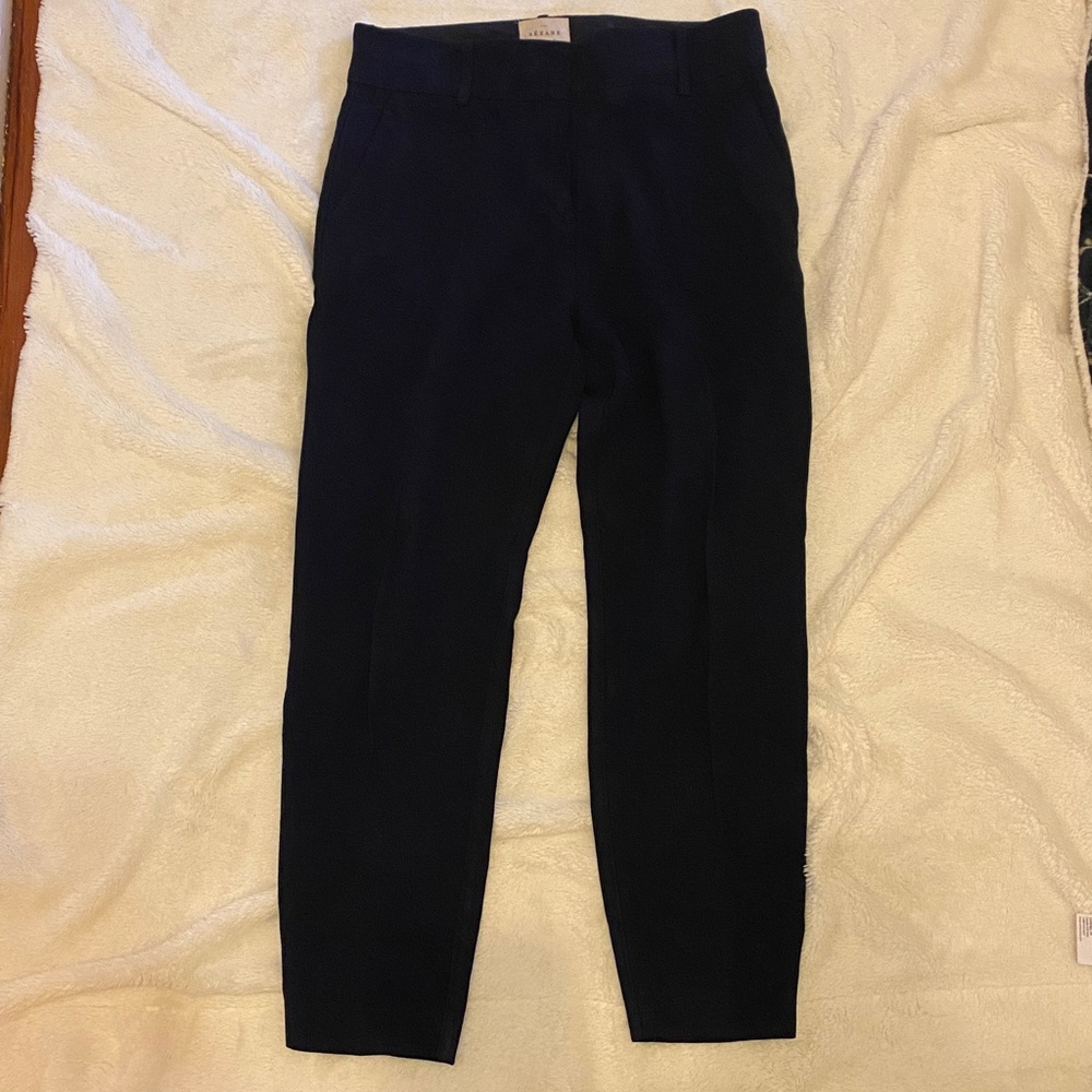 Sézane Gustavo Trouser Pant in Navy Size 38/US 6